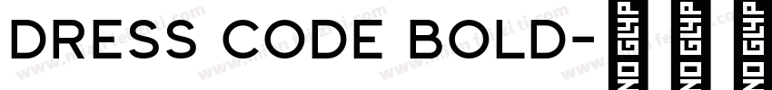 Dress Code Bold字体转换